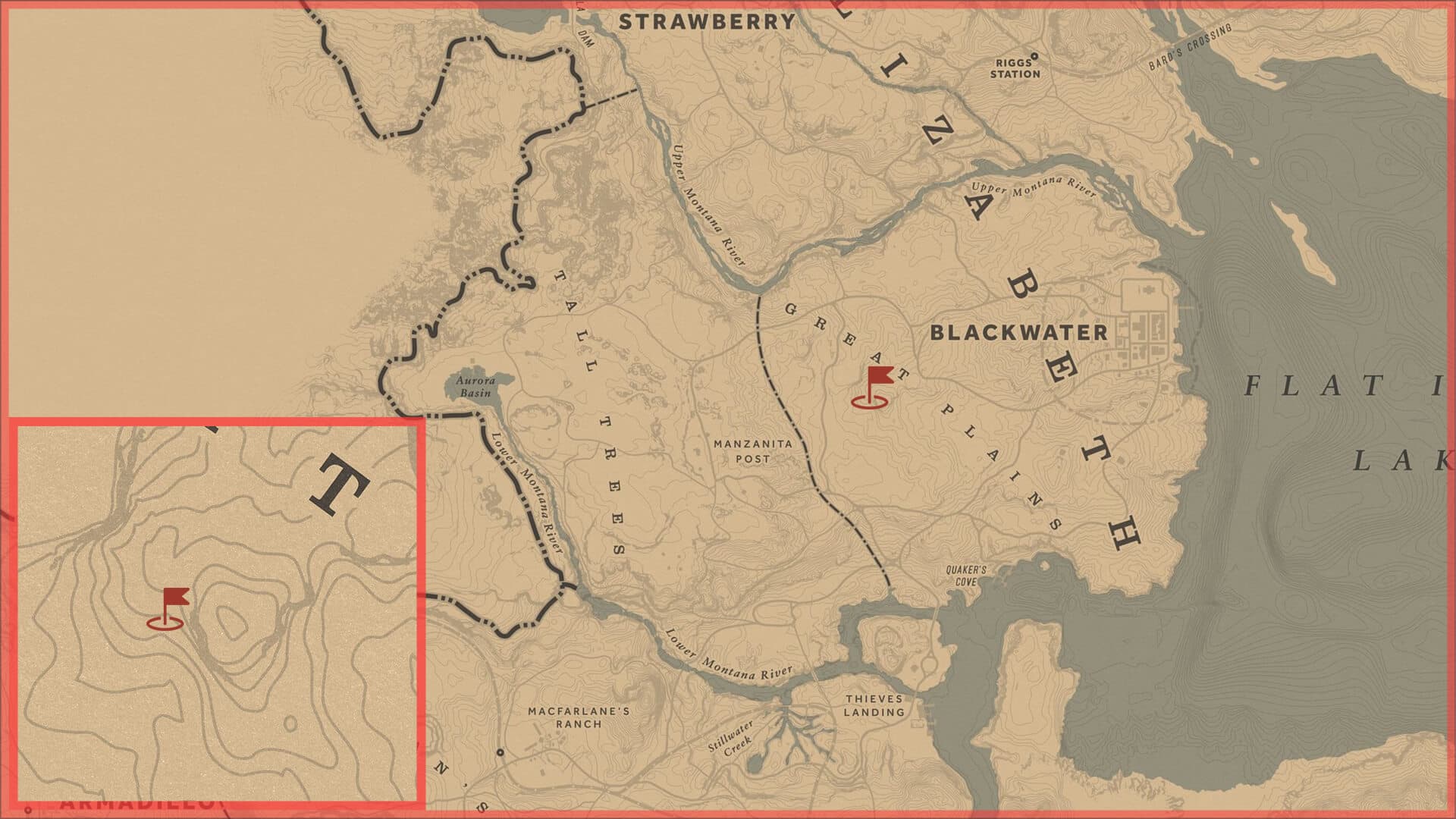 Red Dead Redemption 2, Авторское, Карта