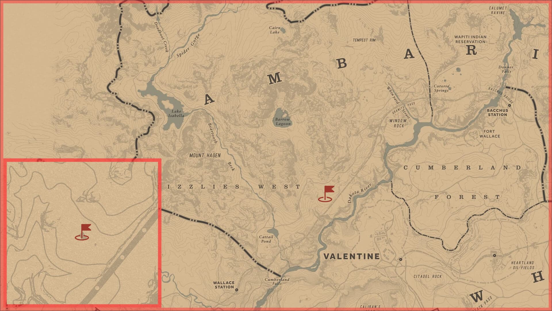 Red Dead Redemption 2, Авторское, Карта