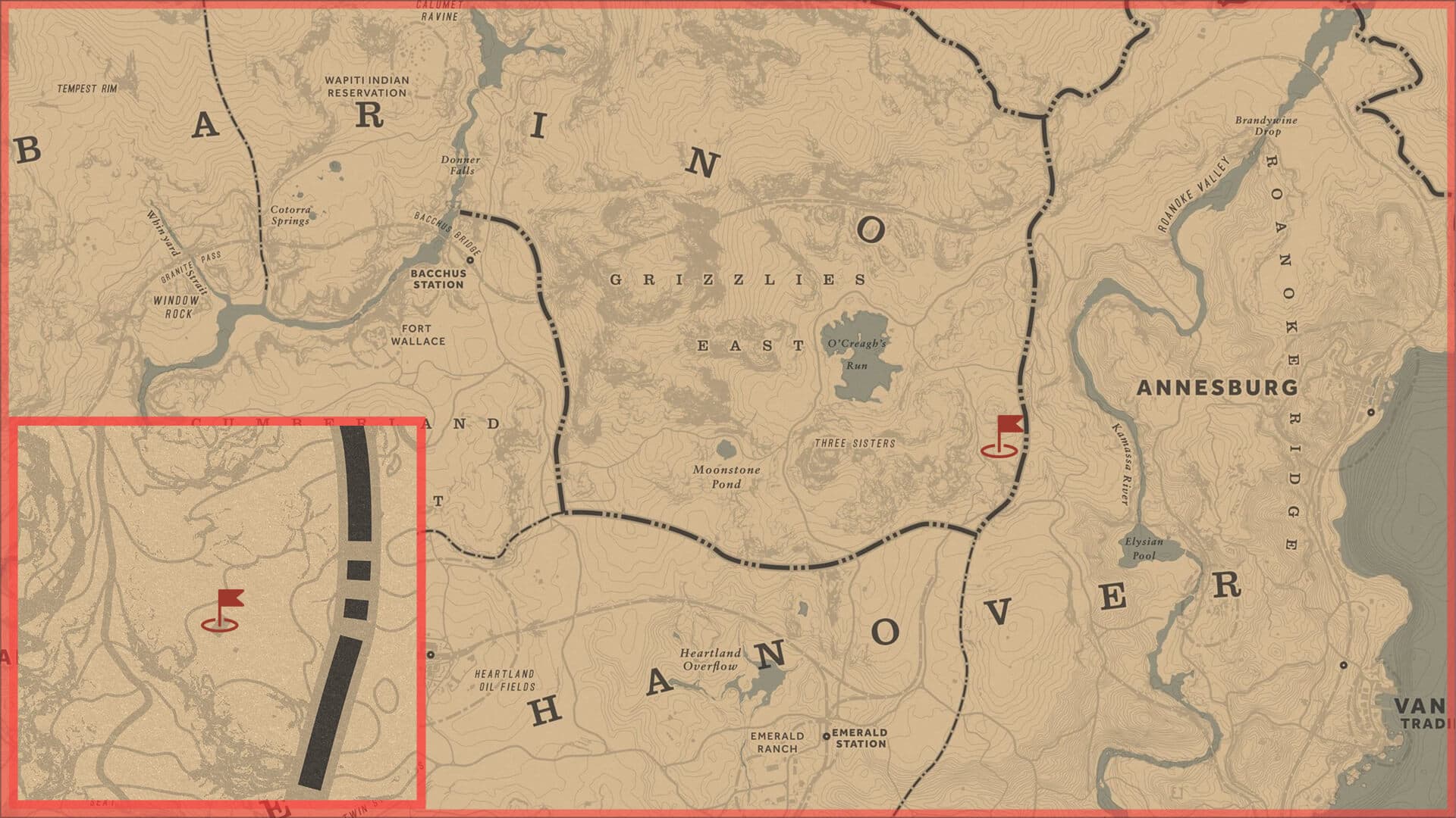 Red Dead Redemption 2, Авторское, Карта