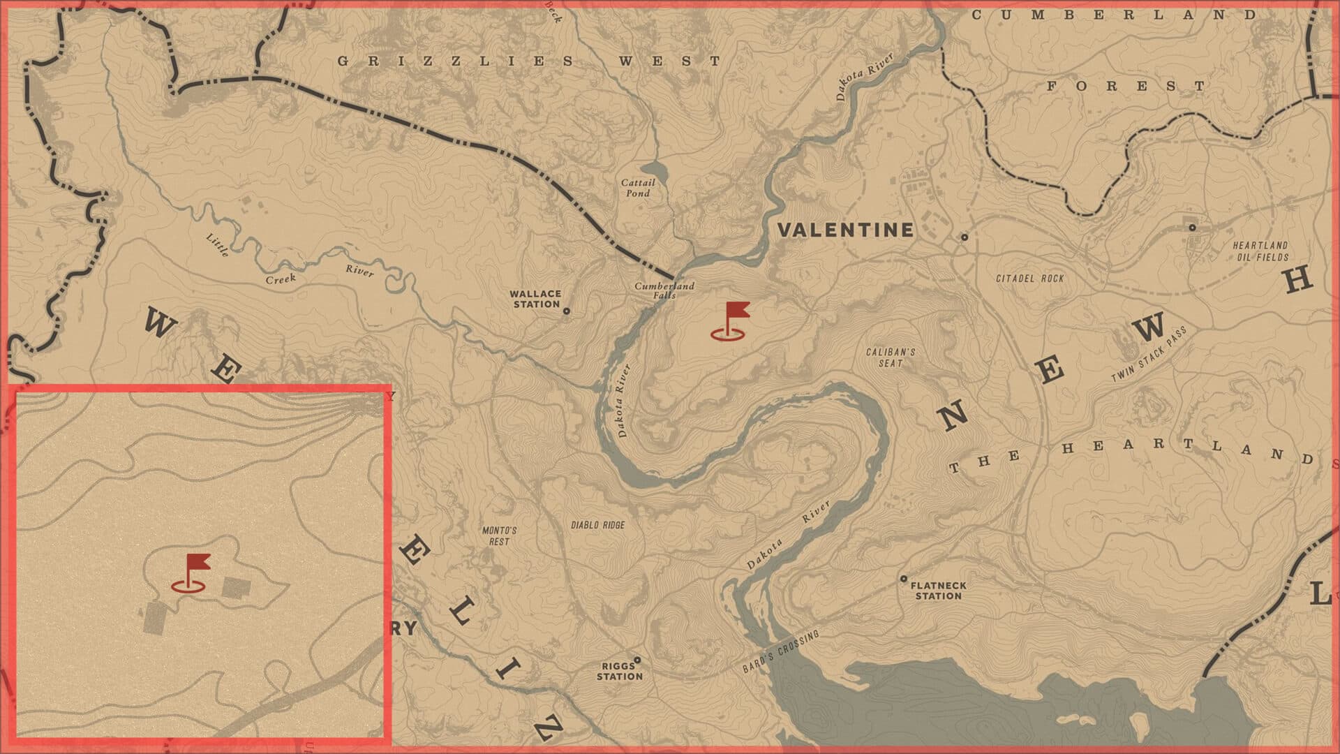 Red Dead Redemption 2, Авторское, Карта
