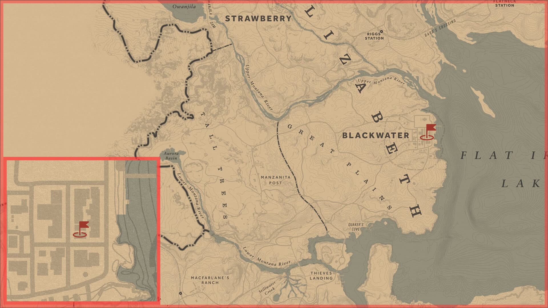 Red Dead Redemption 2, Авторское, Карта