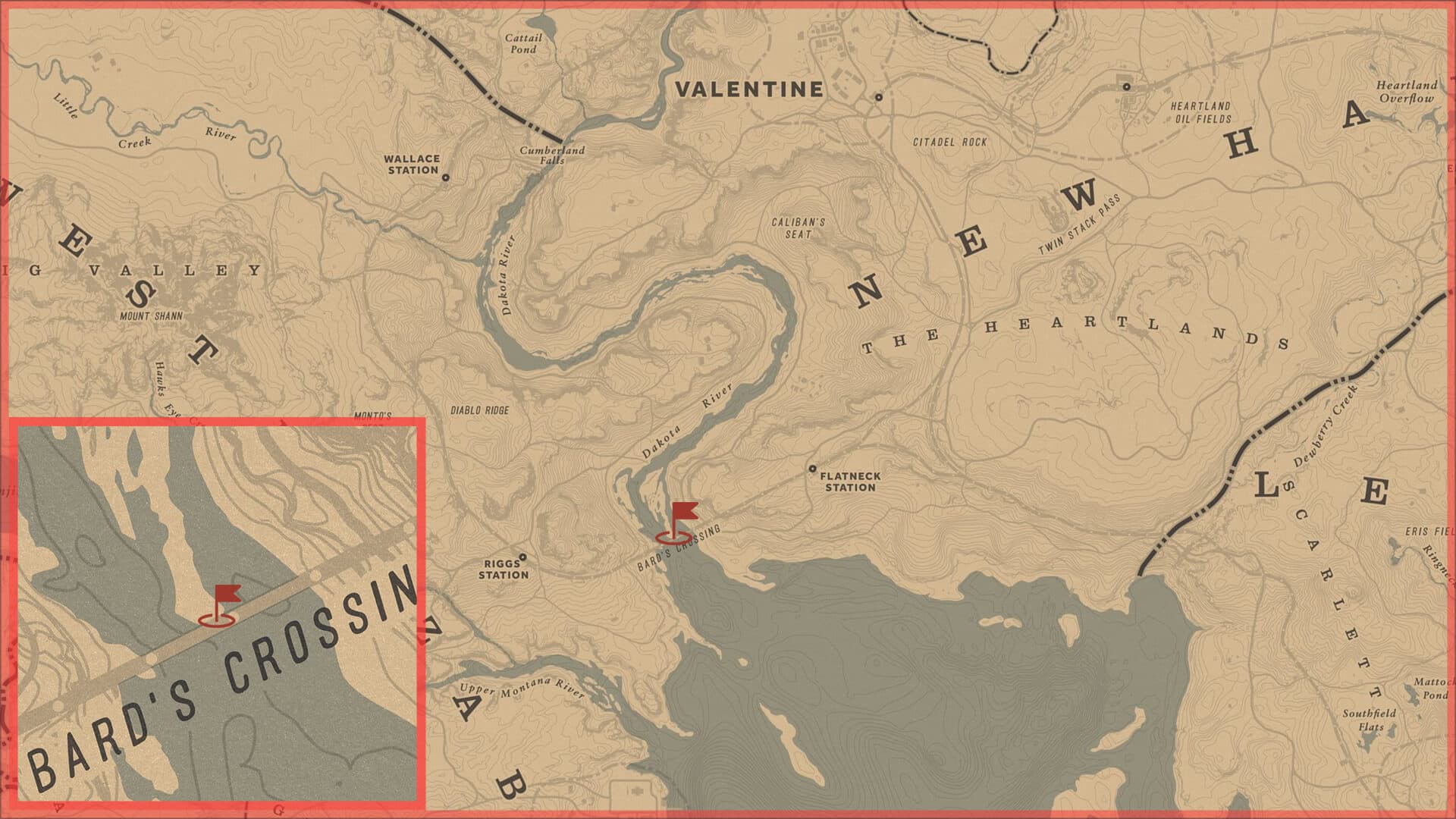 Red Dead Redemption 2, Авторское, Карта