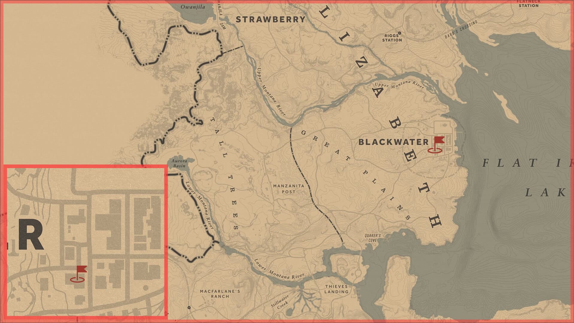 Red Dead Redemption 2, Авторское, Карта