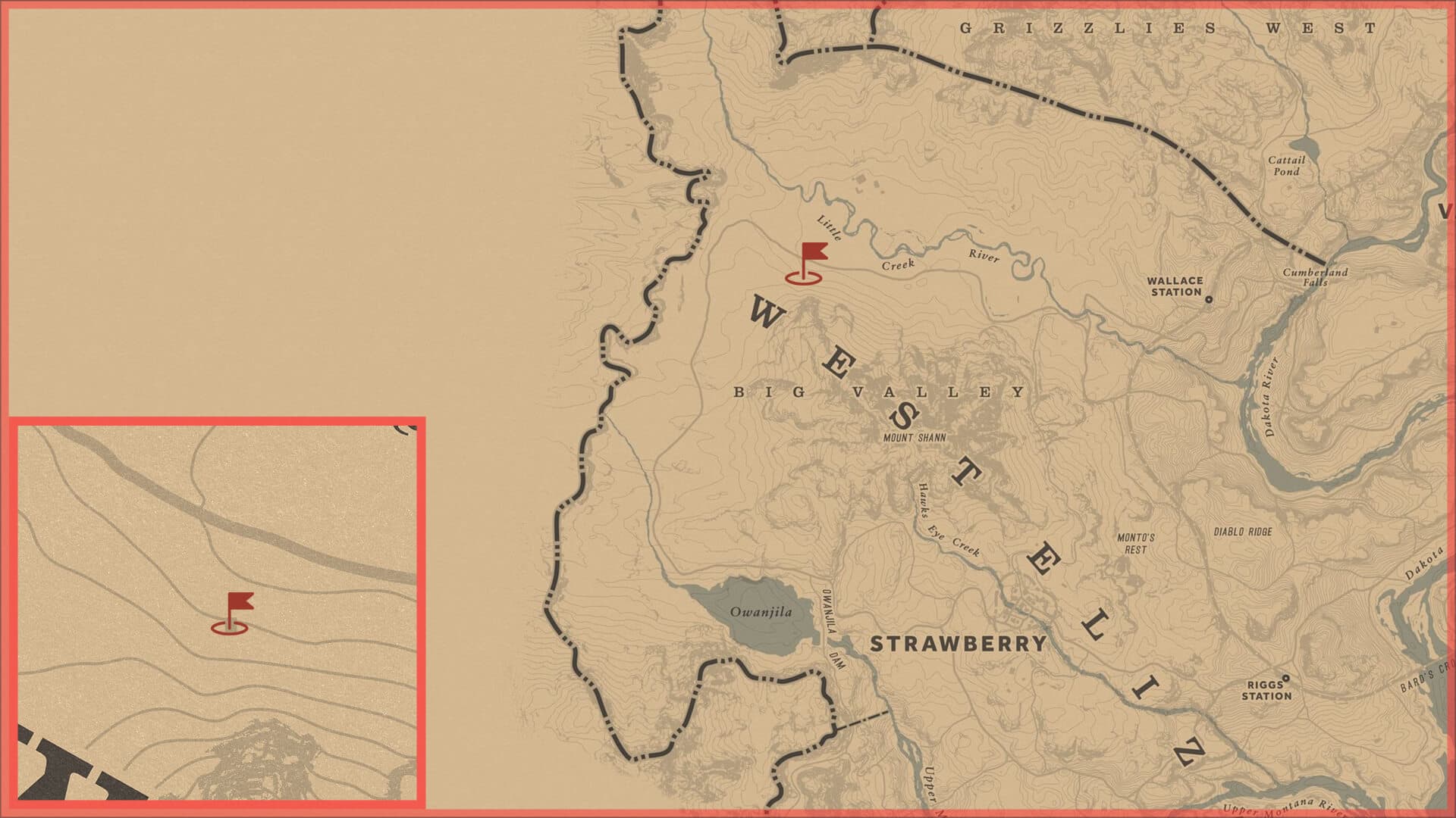 Red Dead Redemption 2, Авторское, Карта