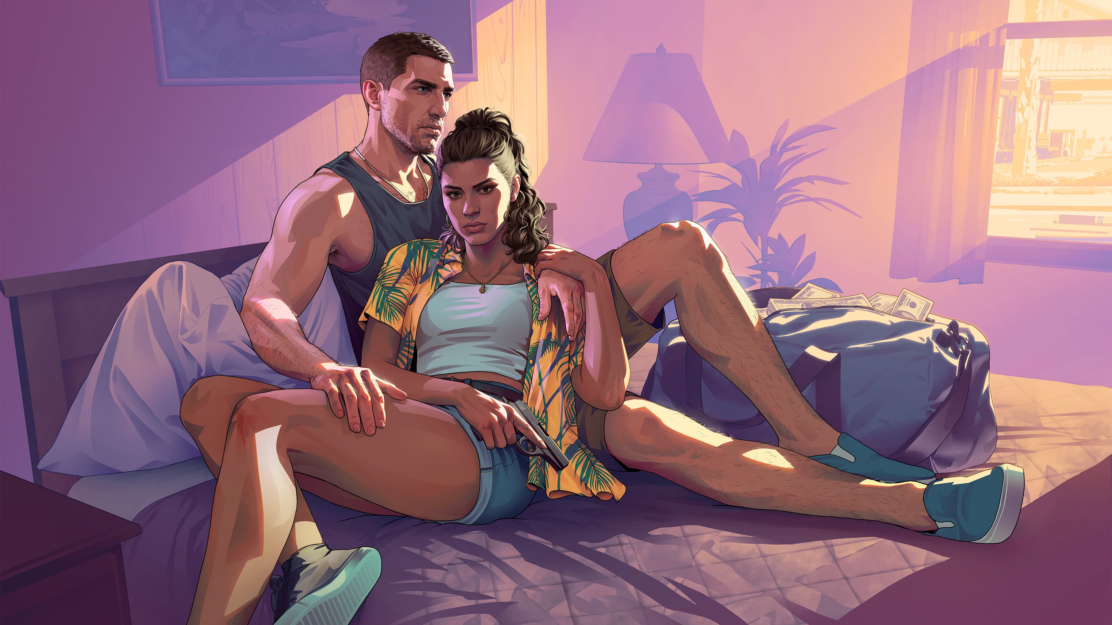 Джейсон Дюваль и Лусия Каминос в GTA 6