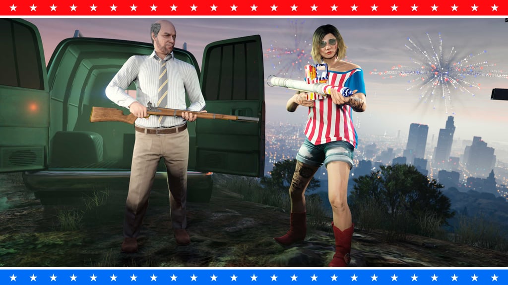 Оружейный фургон, Мушкет, Комплект пиротехники, GTA Online