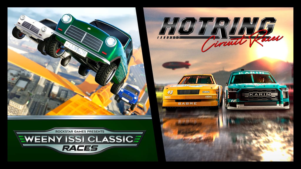 Гонки Hotring и гонки на Issi Classic в GTA Online