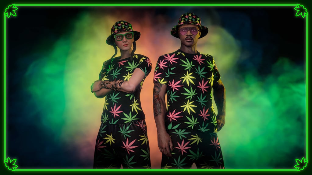 Multicolor 420 Festival Outfit, GTA Online