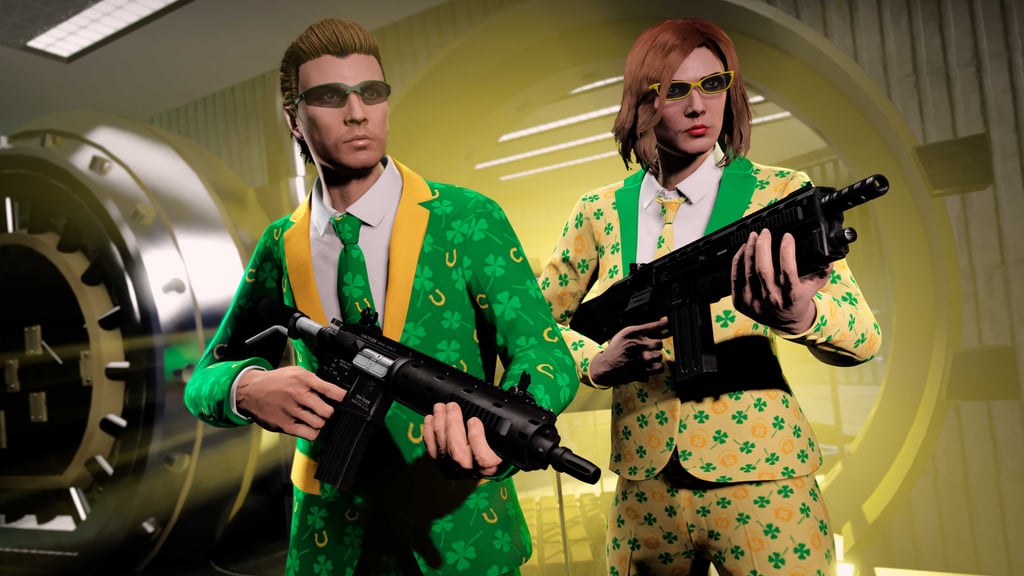 Костюмы «Четырехлистный клевер» и «Золотой клевер», GTA Online