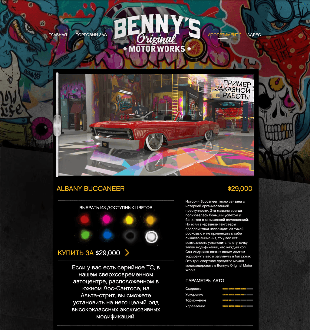 Albany Buccaneer Custom gta 5