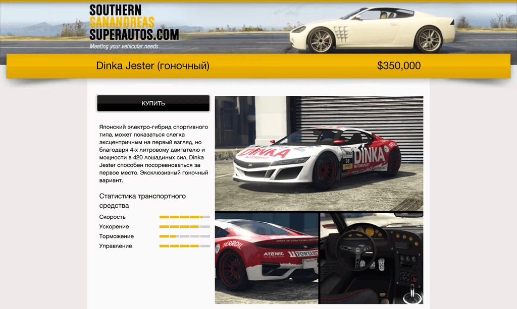 Dinka Jester (Racecar)
