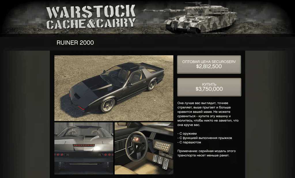 Imponte Ruiner 2000 gta 5