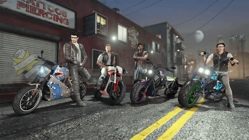 Мотоциклы в GTA Online