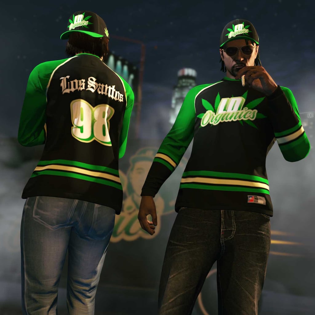 Джерси и кепка «ЛД Органикс 420» в GTA Online