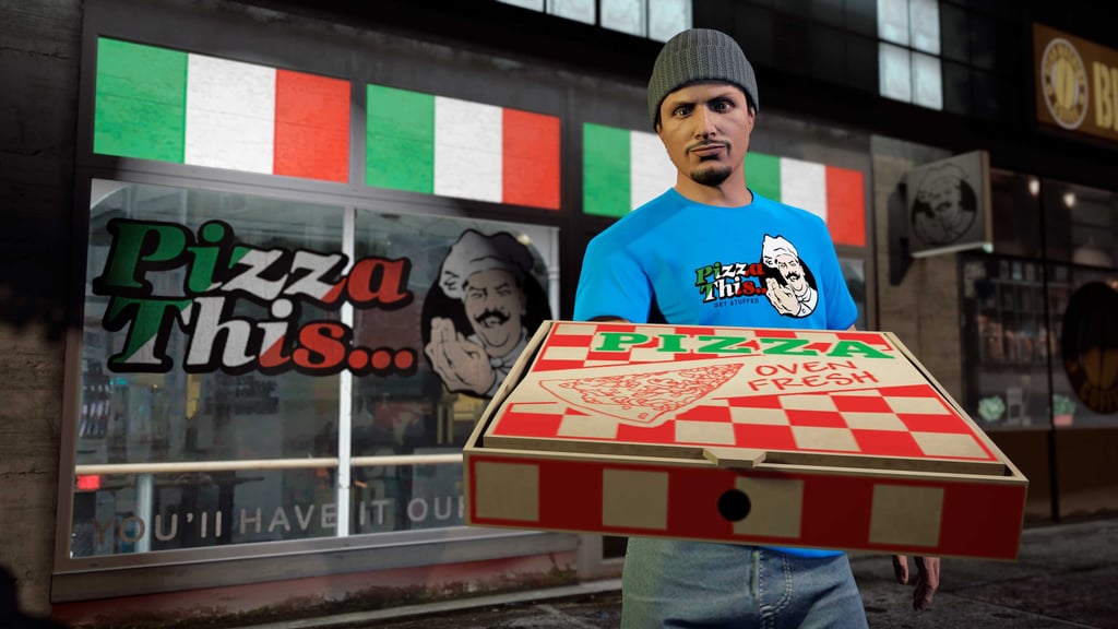 Доставка пиццы в GTA Online