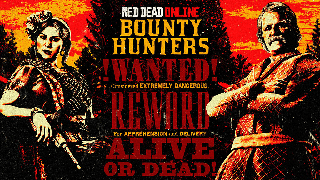 red dead online охотник за головами