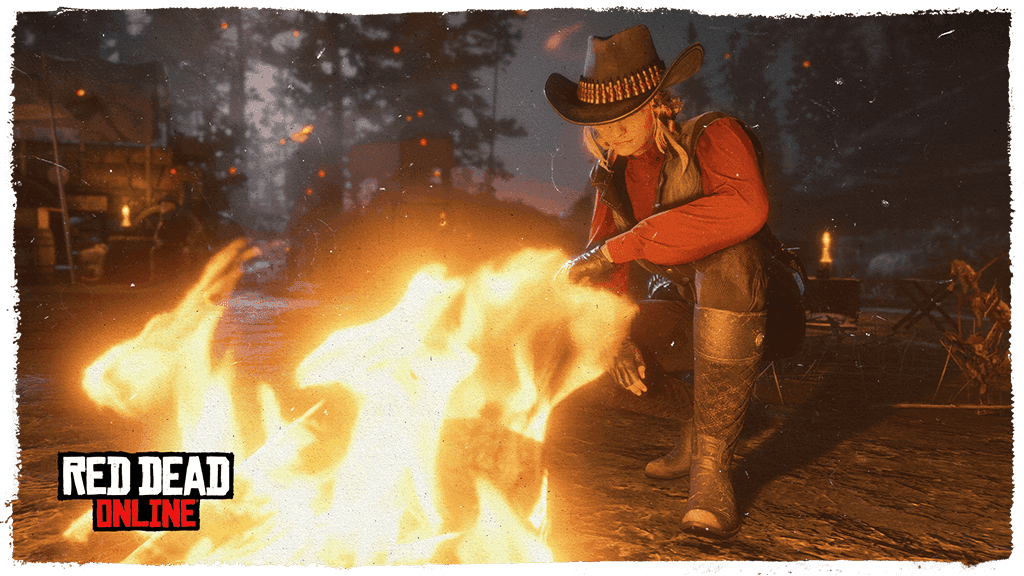 red dead online лагерь