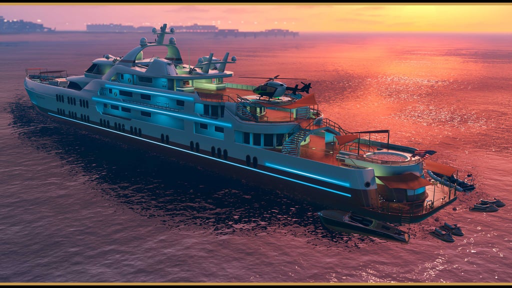 Супер-яхта «Водолей», GTA Online