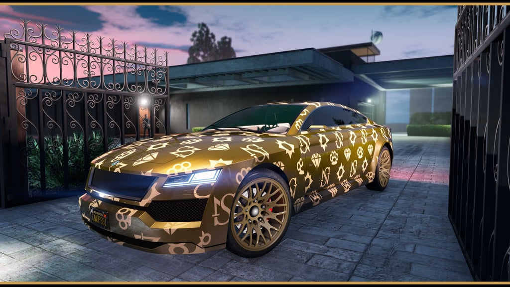 Übermacht Revolter в раскраске «Монограмма Sessanta Nove», GTA Online