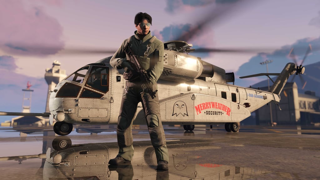 Раскраска «Мэрриуэзер секьюрити» для DH-7 Iron Mule в GTA Online