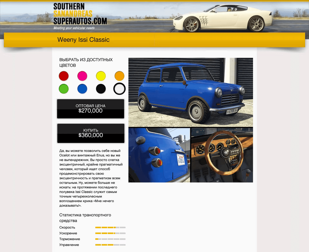Weeny Issi Classic gta 5