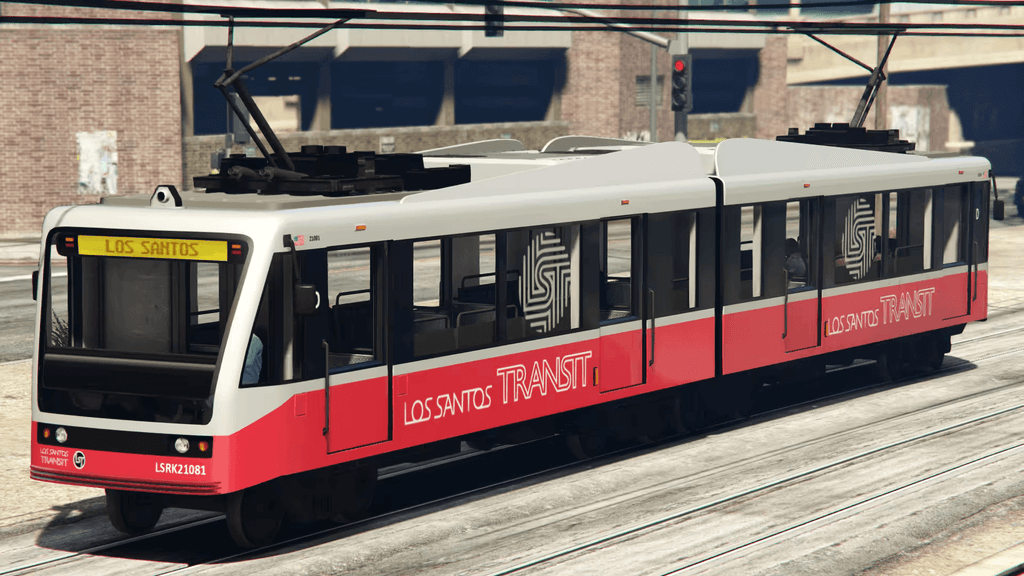 Трамвай Metrotrain gta 5
