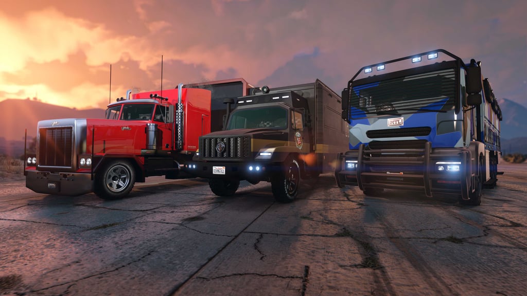 Benefactor Terrorbyte, ПКП, Brickade 6x6 в GTA Online