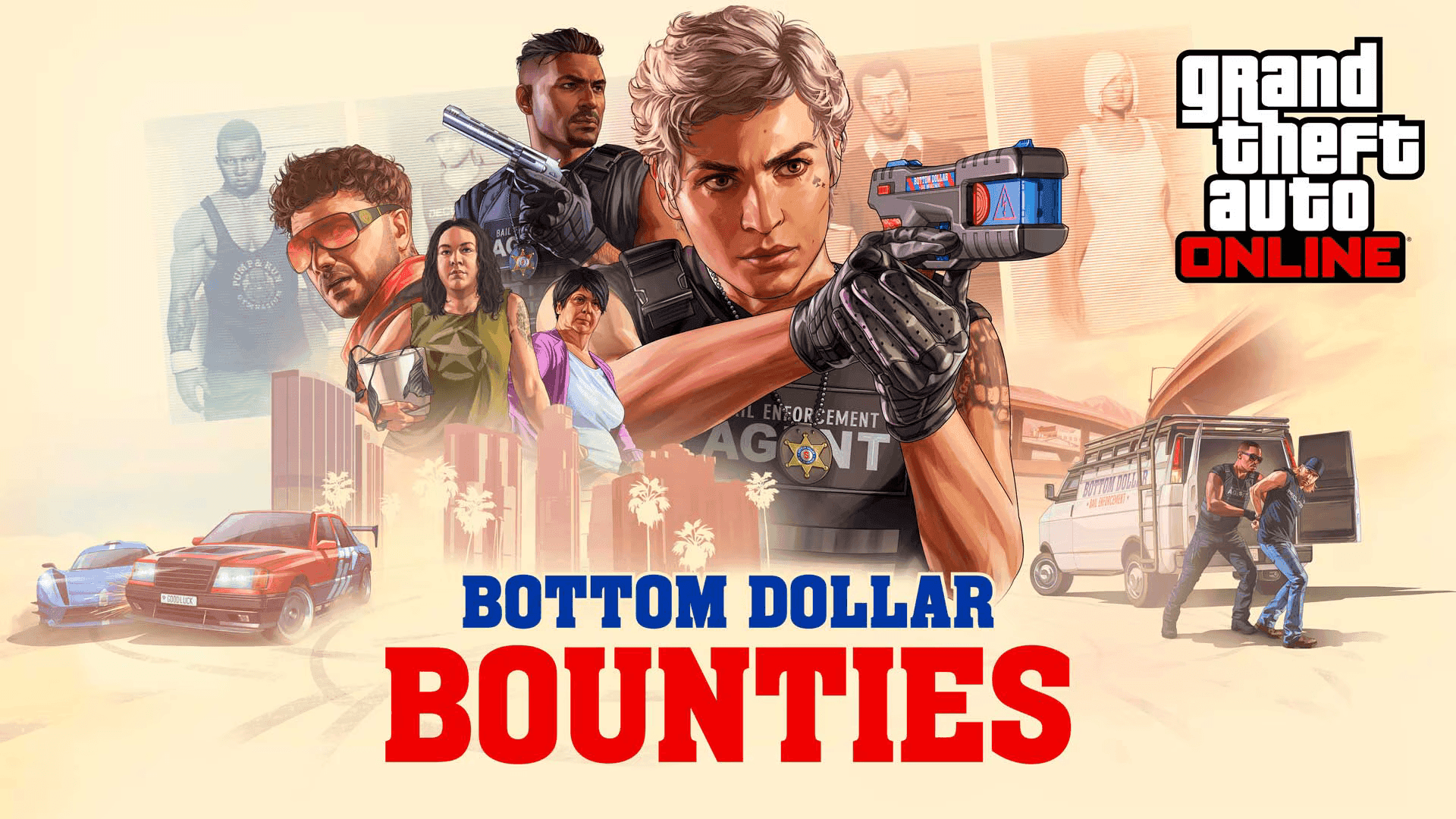 Обновление Bottom Dollar Bounties для GTA Online выйдет 25 июня. Трейлер