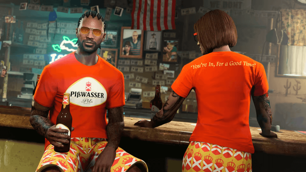 Футболка Pisswasser Good Time в GTA Online