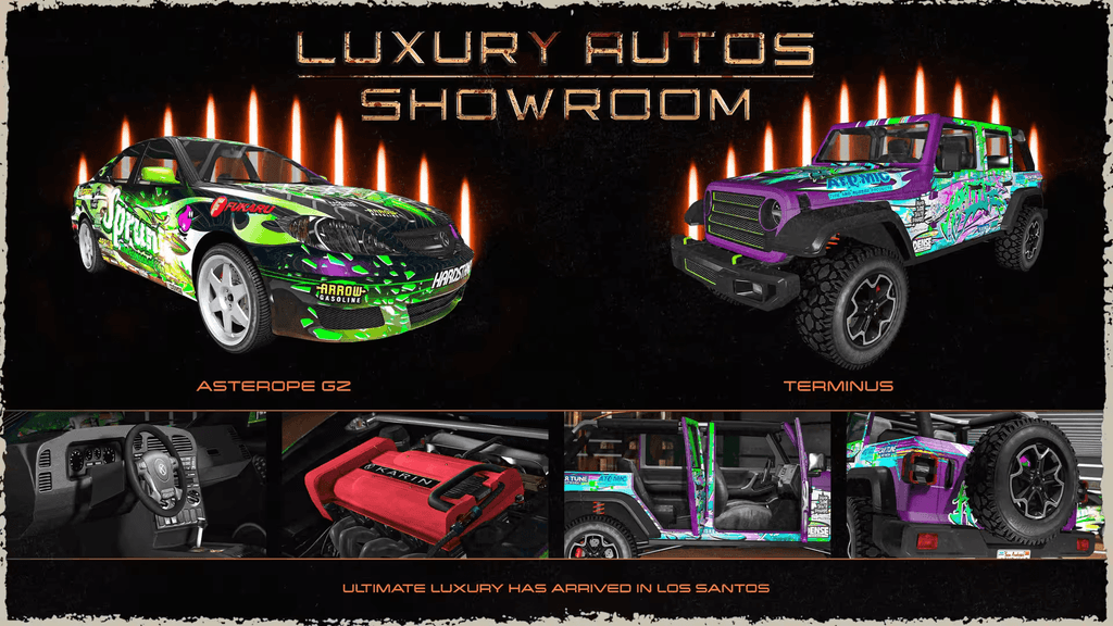 Автосалон Luxury Autos в GTA Online