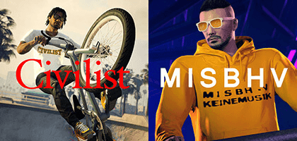 Подробности о добавленных в GTA Online брендах Civilist и MISBHV