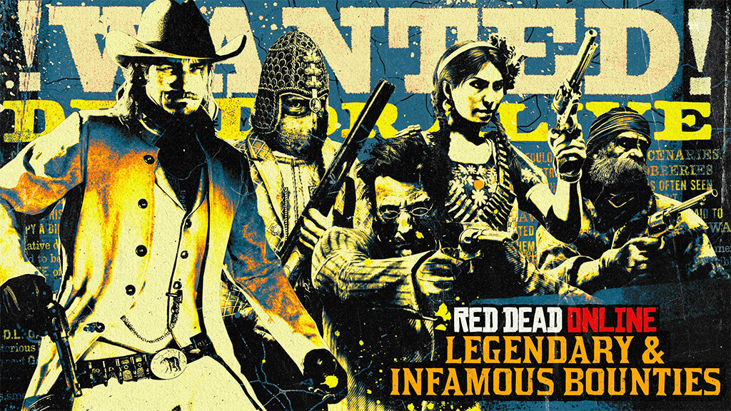 red dead online преступник за головами