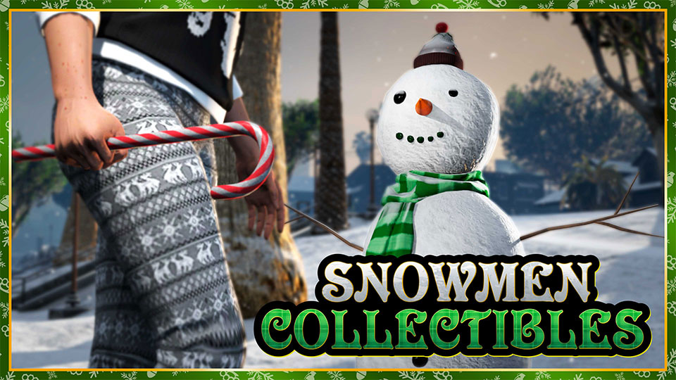Коллекционные снеговики в GTA Online